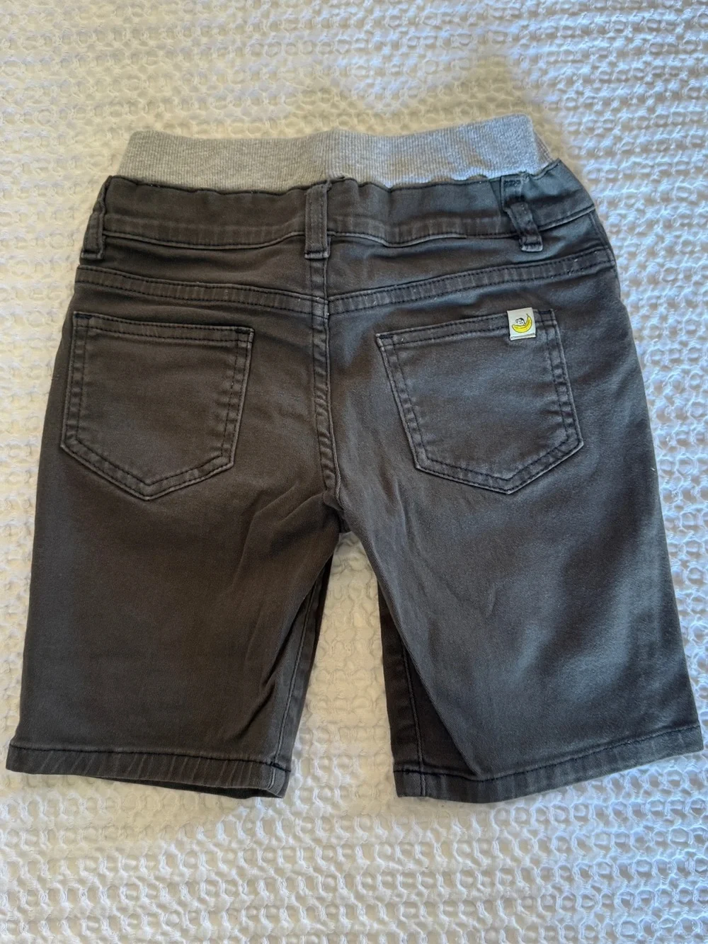 Hoonana Brown Elastic Waist Fashionable Kids Shorts